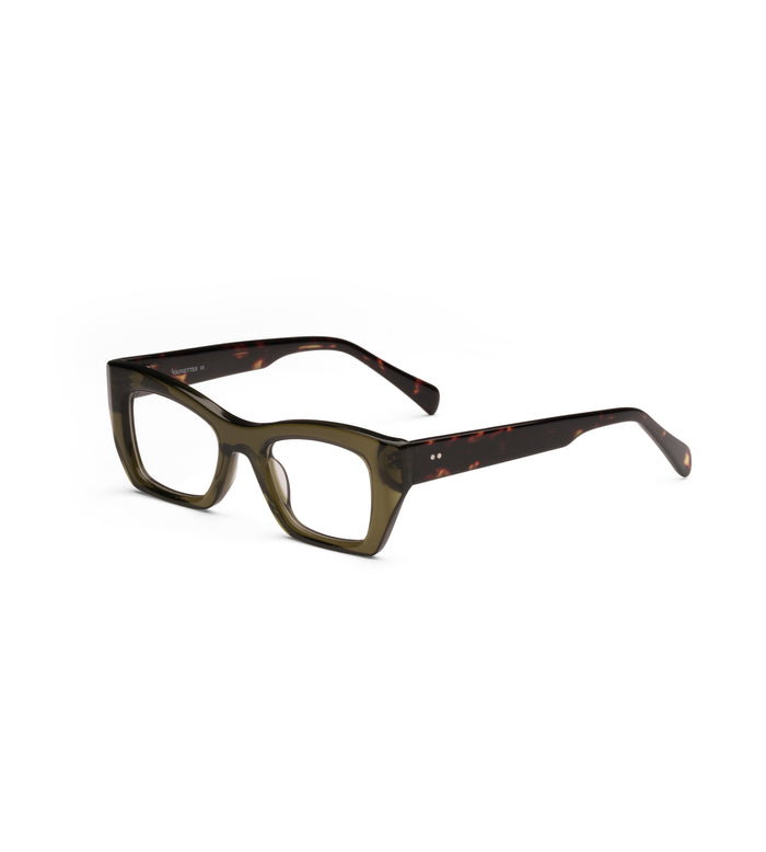 Loonettes Oblong |Olive front | tortoise sides