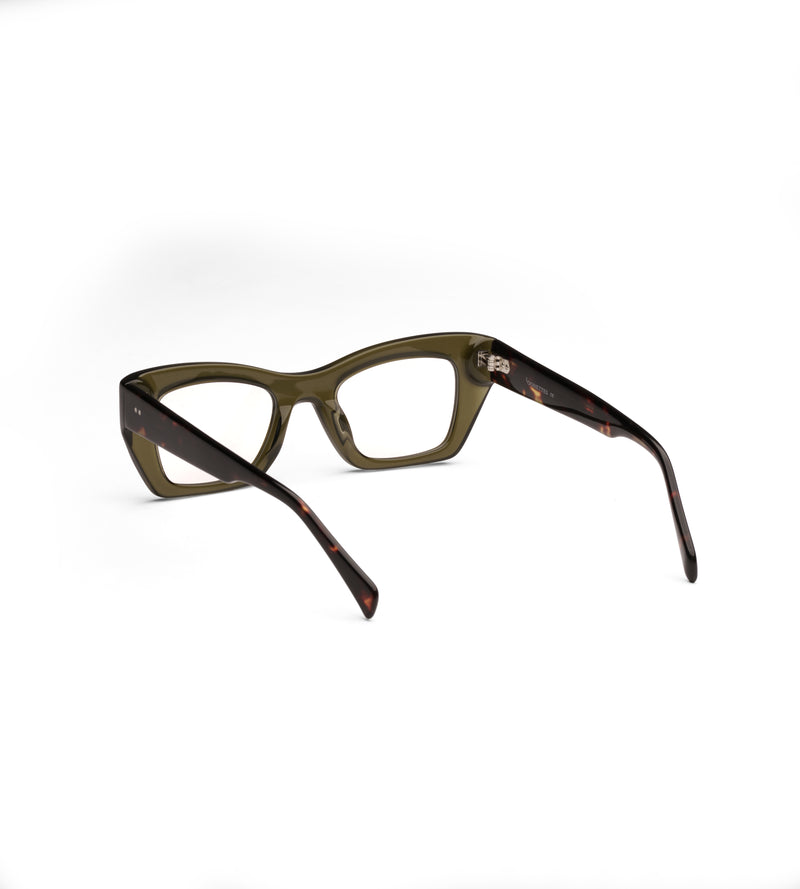 Loonettes Oblong |Olive front | tortoise sides