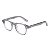 grey acetate eyeglasses on a white background