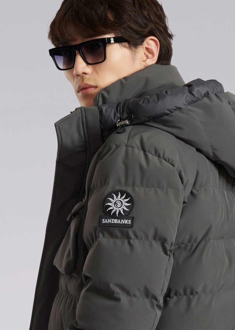 Sandbanks Monaco Wayfarer Sunglasses - Noir