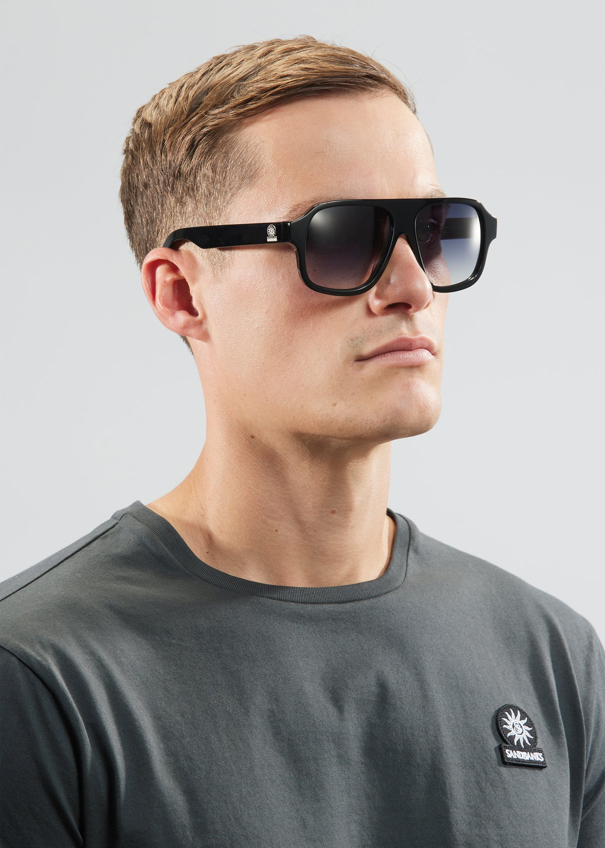 Sandbanks Vegas Aviator Sunglasses - Noir