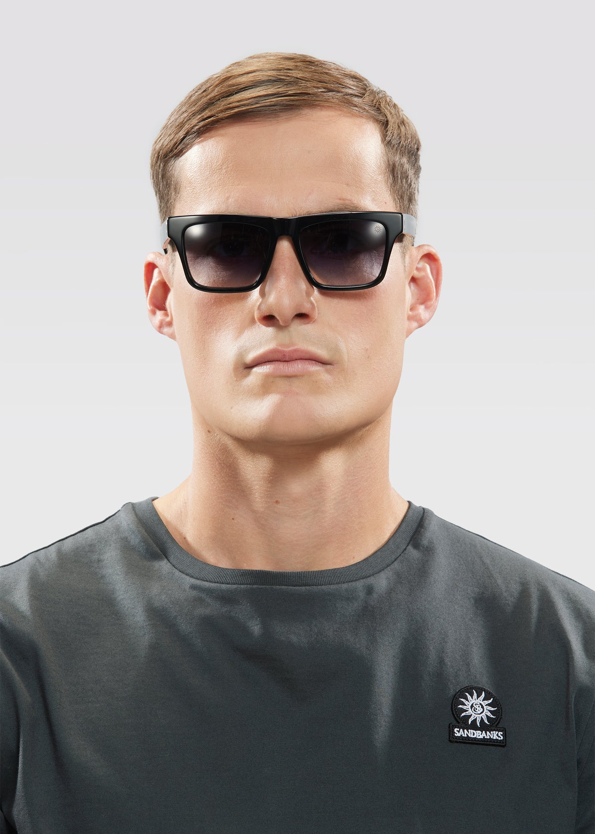 Sandbanks Monaco Wayfarer Sunglasses - Noir