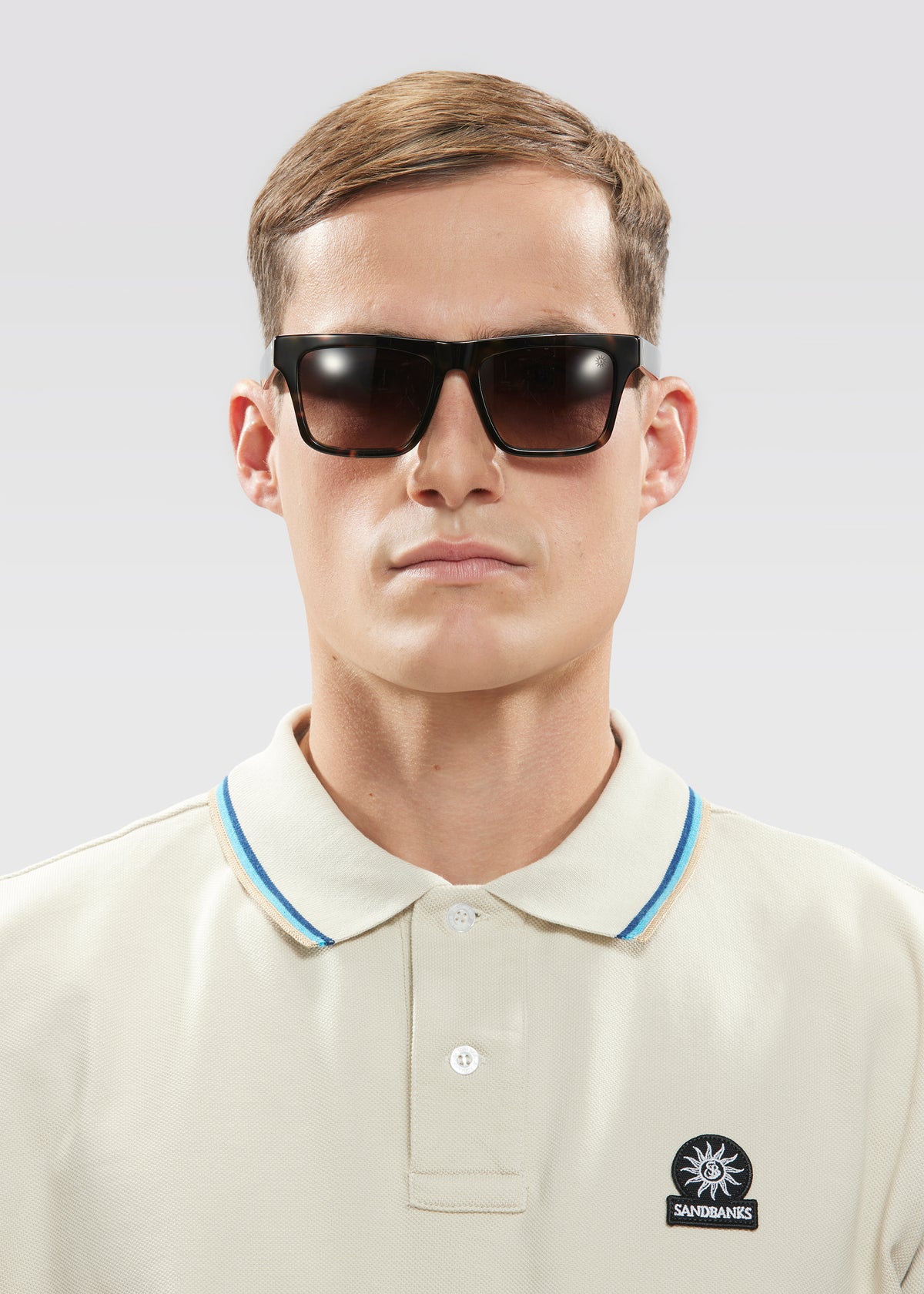 Sandbanks Monaco Wayfarer Sunglasses - Havana