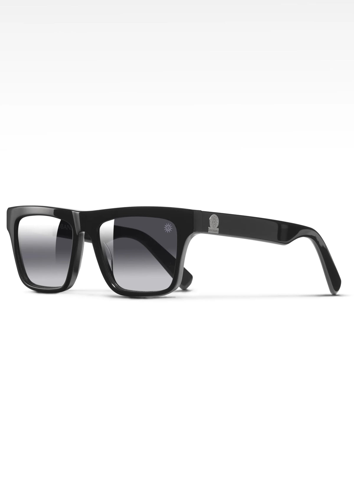 Sandbanks Monaco Wayfarer Sunglasses - Noir
