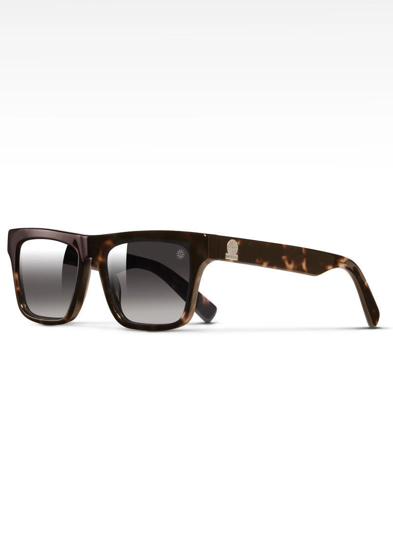 Sandbanks Monaco Wayfarer Sunglasses - Havana