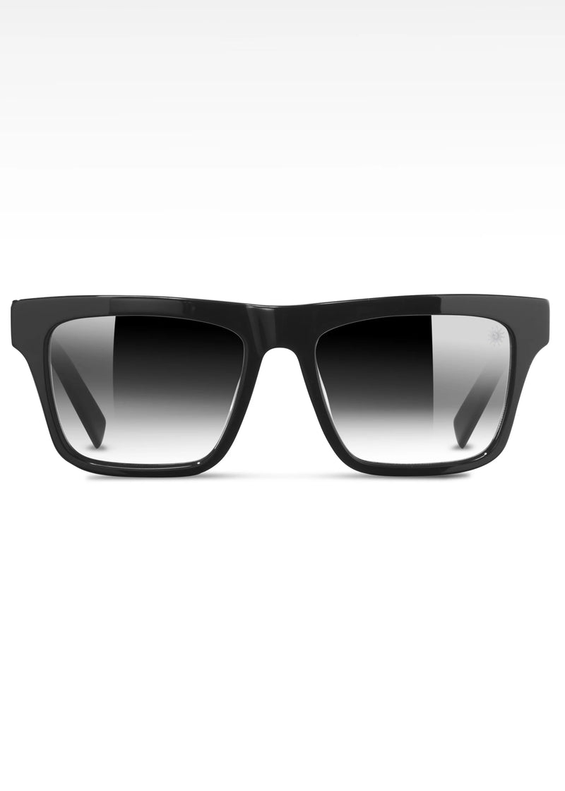 Sandbanks Monaco Wayfarer Sunglasses - Noir