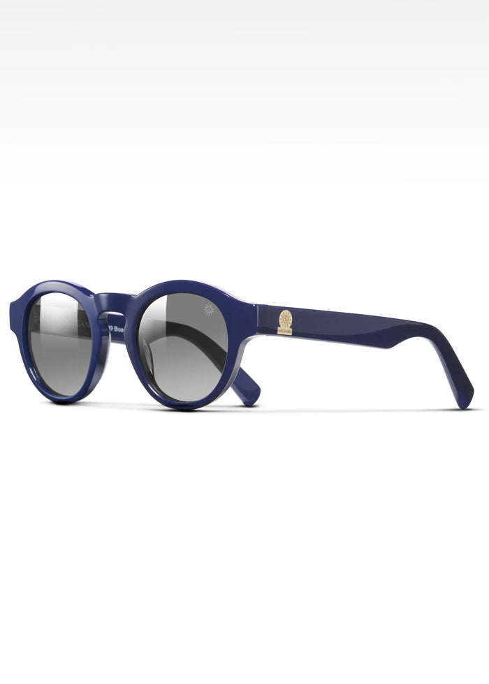 Sandbanks Portofino Round Sunglasses - Navy