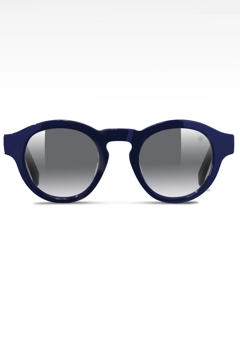 Sandbanks Portofino Round Sunglasses - Navy