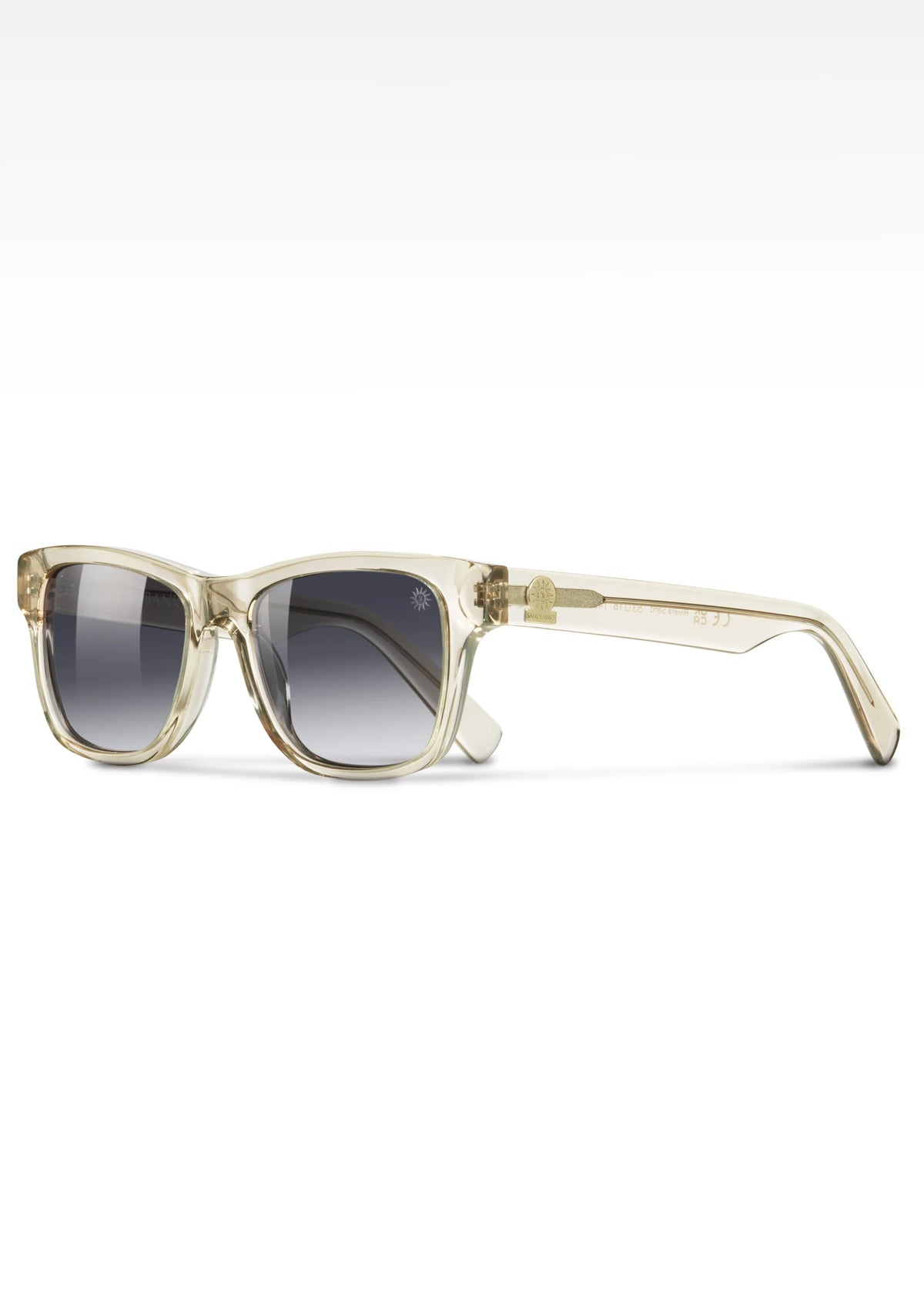Sandbanks Riviera Wayfarer Sunglasses - Sand