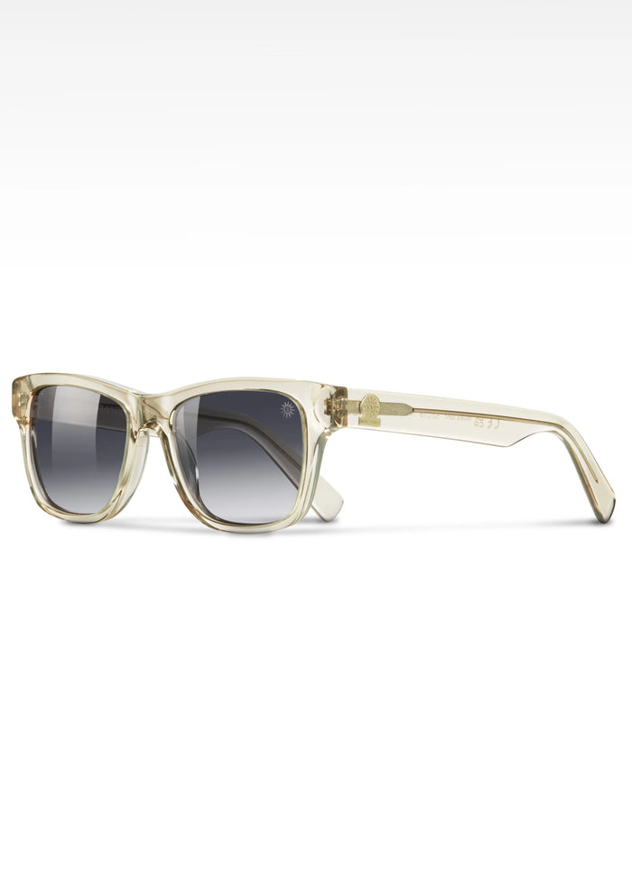 Sandbanks Riviera Wayfarer Sunglasses - Sand