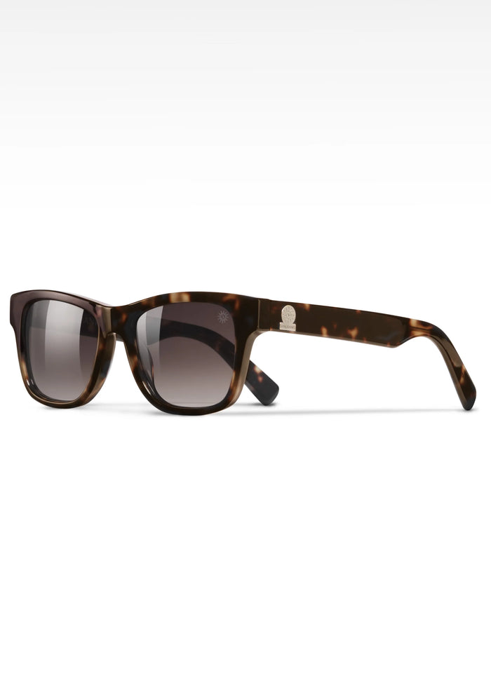 Sandbanks Riviera Wayfarer Sunglasses - Havana