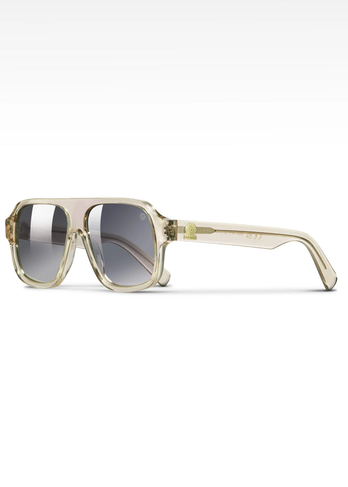 Sandbanks Vegas Aviator Sunglasses - Sand