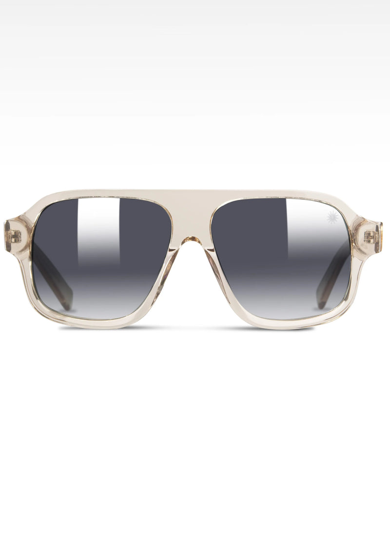 Sandbanks Vegas Aviator Sunglasses - Sand